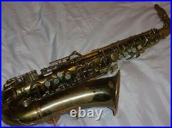 Conn 26m Connqueror VIII Alto Sax/Saxophone, Silver Inlay, Plays Great