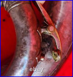 Conn Baritone Horn With Case- 3 Valve -silver- Used