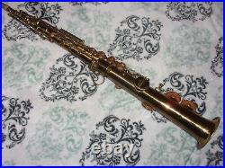 Conn Chu Bb Soprano Sax/Saxophone, Plays Great