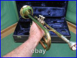 Conn Director Trumpet 16B Reconditioned Case & Bach 7C MP Conn Director Trumpet 16B Reconditioned Case & Bach 7C MP