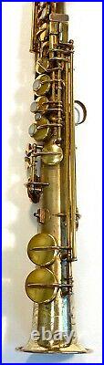 Conn New Wonder II 1927 High F Original Gold Plate Soprano Saxophone