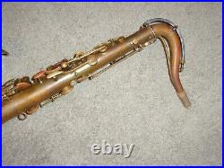 Conn Pre-Chu Tenor Sax/Saxophone, Bare Brass Plays Great