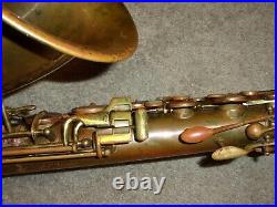 Conn Pre-Chu Tenor Sax/Saxophone, Bare Brass Plays Great