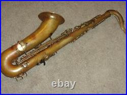 Conn Pre-Chu Tenor Sax/Saxophone -Plays Great, Bare Brass, Recent Pads Complete