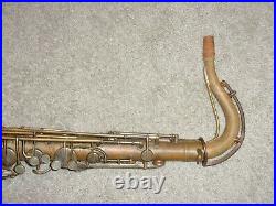 Conn Pre-Chu Tenor Sax/Saxophone -Plays Great, Bare Brass, Recent Pads Complete