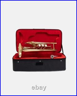 Cornet, Bb, Brass. With Free Hard Case and Mouthpiece BRASS-MUSICALS-INSTRUMENTS