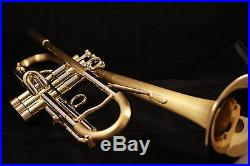 Custom Brasspire 916 Heavy trumpet with Dizzy bell Lot 119