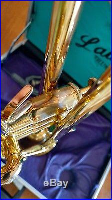 Custom Lawler SLS Trumpet Screw Off Bell, 24K Gold Plating, ML Bore