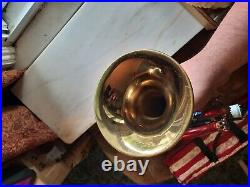 Custom Olds Trumpet Hand-Painted Folk Art