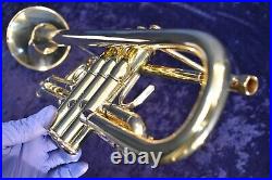 Custom Vincent Bach Stradivarius Model 37 Trumpet in C(229 with37 bell) withCase, Mpc