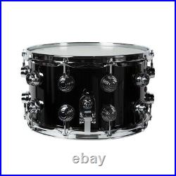DW 8x14 Collectors Series Black Nickel Finish on Brass Shell Snare B-stock-