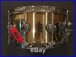 DW Collector's Series 6.5x14 Polished Bell Brass Snare Drum withChrome Hardware