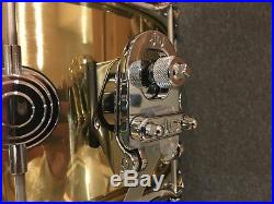 DW Collector's Series 6.5x14 Polished Bell Brass Snare Drum withChrome Hardware