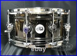 DW Snare Drum Design Series 6.5x14 Black Nickel Over Brass Shell DDSD6514BNCR