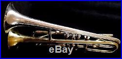 Double Bb Trumpet Bell Selmer K-Modified 24B and Conn Vocabell Extra Large Case