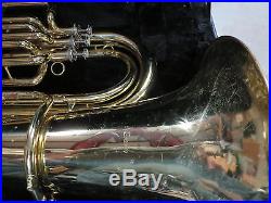 Dynasty Concert Tuba with Roller Case, Just Serviced, Ready to Play Stock #TU21