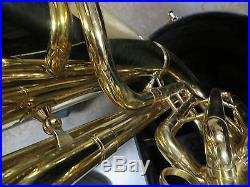 Dynasty Concert Tuba with Roller Case, Just Serviced, Ready to Play Stock #TU21