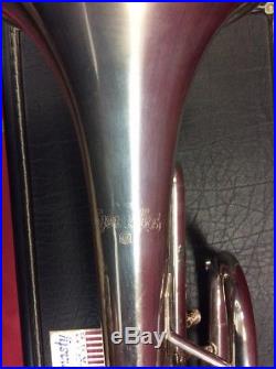 Dynasty Soprano Bugle Model 350, 3 Valve, Key G, Silver Plated Brass
