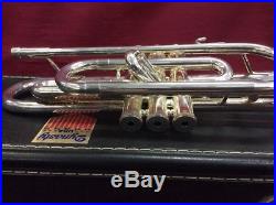 Dynasty Soprano Bugle Model 350, 3 Valve, Key G, Silver Plated Brass