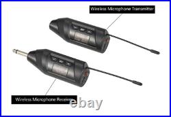 EASTERN MUSIC Wireless Saxophone Microphone UHF Instrument Mic for Live Stage