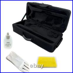 END-OF-YEAR-SALESKY Bb School Trumpet Nickel Plated Body w Case