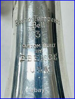 E-BENGE 3+ MLP Custom-built Trumpet Silver (S# 9968120) & 2 Mouth Pieces / Case