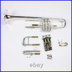 E-Benge #2 Resno-Tempered Bell Custom Built Silver Trumpet ULTRASONIC CLEAN