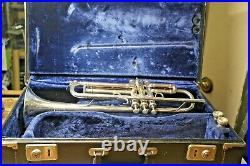 E Benge 3 Resno-Tempered ML Bore Silver Trumpet with 2 Mouthpieces + Case