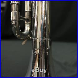 E. Benge Bb Silver 3 Resno Tempered Bell PRO TRUMPET SERVICED BY PROS