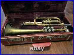 E. K. Blessing Standard Trumpet Cornet Elkart Indiana (1955) with Vintage Case