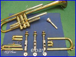 E. K. Blessing Trumpet Elkhart 1966 Reconditioned Case & Blessing 13 MP