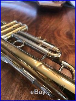 Early 1970s Bach Stradivarius Model 37 Cornet Trumpet SN ML 56176 Needs TLC