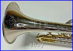 Early 1970s King Tempo Cornet Brass Instrument With Mouthpiece & Original Case
