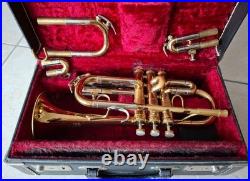 Early Rare GETZEN USA Mod. 391 Eb/D Soprano Trumpet No. K9382 year-1966 E-flat/D