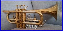 Early Rare GETZEN USA Mod. 391 Eb/D Soprano Trumpet No. K9382 year-1966 E-flat/D