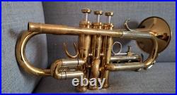 Early Rare GETZEN USA Mod. 391 Eb/D Soprano Trumpet No. K9382 year-1966 E-flat/D