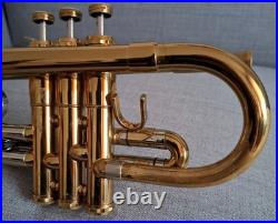 Early Rare GETZEN USA Mod. 391 Eb/D Soprano Trumpet No. K9382 year-1966 E-flat/D