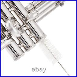 Eastar Bb Trumpet Set Nickel Brass Instrument Beginnes with Case Mouthpiece Gloves