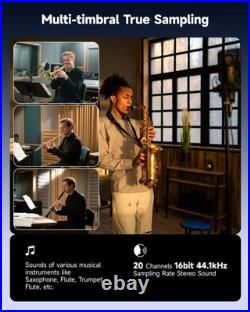Eastar EDA-100 Digital Woodwind Electric Saxophone 27 Tones MIDI BT Rechargeable
