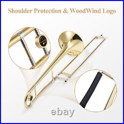 Eastar ETB-330 Bb Tenor Slide Trombone B Flat Brass Plated With Case Mouthpiece