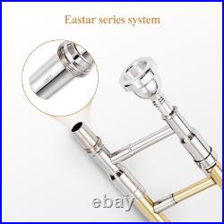 Eastar ETB-330 Bb Tenor Slide Trombone B Flat Brass Plated With Case Mouthpiece