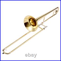 Eastar ETB-330 Bb Tenor Slide Trombone B Flat Brass Plated With Case Mouthpiece Eastar ETB-330 Bb Tenor Slide Trombone B Flat Brass Plated With Case Mouthpiece