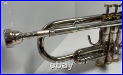 Eastman ETR520G Silver Plated Intermediate Trumpet with Vincent Bach 5C Mouthpiece