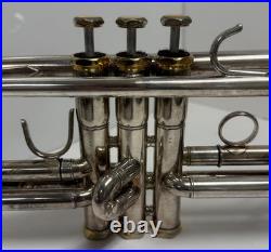 Eastman ETR520G Silver Plated Intermediate Trumpet with Vincent Bach 5C Mouthpiece