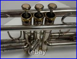 Eastman ETR520G Silver Plated Intermediate Trumpet with Vincent Bach 5C Mouthpiece