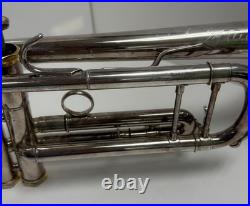 Eastman ETR520G Silver Plated Intermediate Trumpet with Vincent Bach 5C Mouthpiece