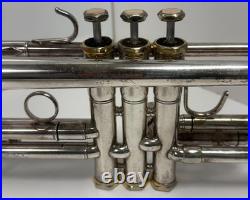Eastman ETR520G Silver Plated Intermediate Trumpet with Vincent Bach 5C Mouthpiece