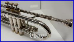 Eastman ETR520G Silver Plated Intermediate Trumpet with Vincent Bach 5C Mouthpiece