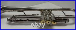 Eastman ETR520G Silver Plated Intermediate Trumpet with Vincent Bach 5C Mouthpiece