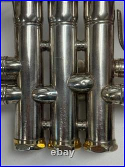 Eastman ETR520G Silver Plated Intermediate Trumpet with Vincent Bach 5C Mouthpiece